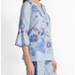 Johnny Was - Embroidered Ruffle Sleeve Blouse