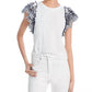 Veronica Beard - Julianka Flutter Sleeve Top