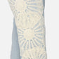 Frame - Crochet High Rise Vertical Crop Jeans