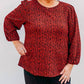 Multiples - Cheetah Knit Top