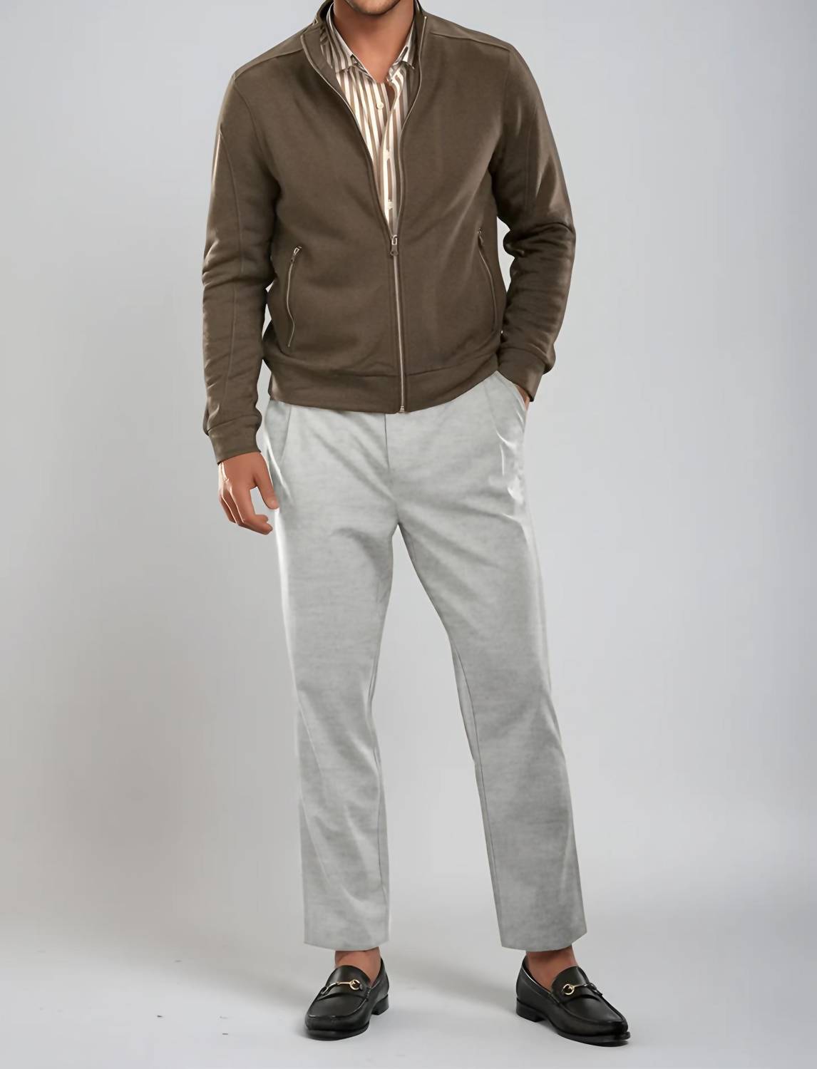 Buki - Calça de lã plissada