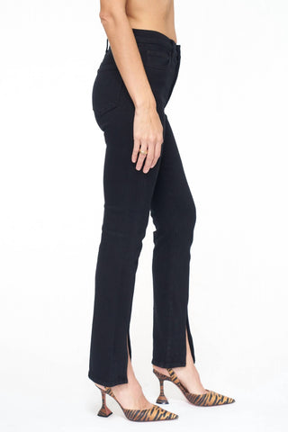 Pistola - Teagan Jeans reto com cintura alta e ventilação