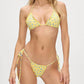 Frankies Bikinis - Tidal Floral Triangle Bikini Top