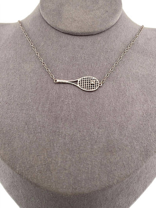 Love Love Tennis - Raquete de ouro feminina + colar de bola de diamante