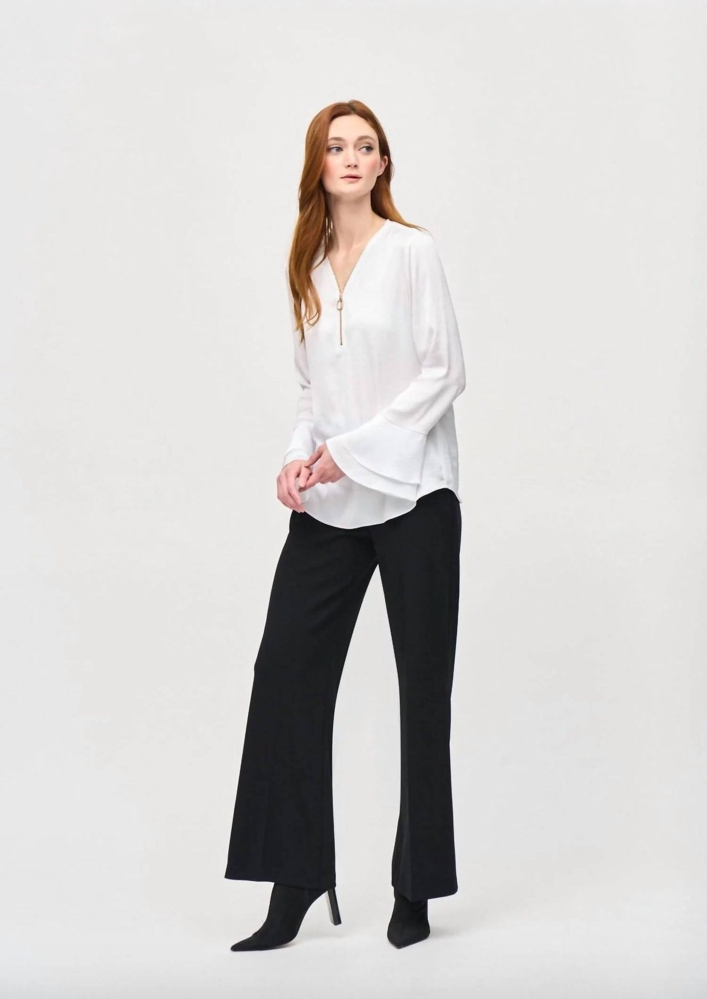 Joseph Ribkoff - Ruffle Sleeve Top