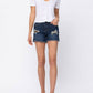 Judy Blue - High Rise Camo Patch Shorts
