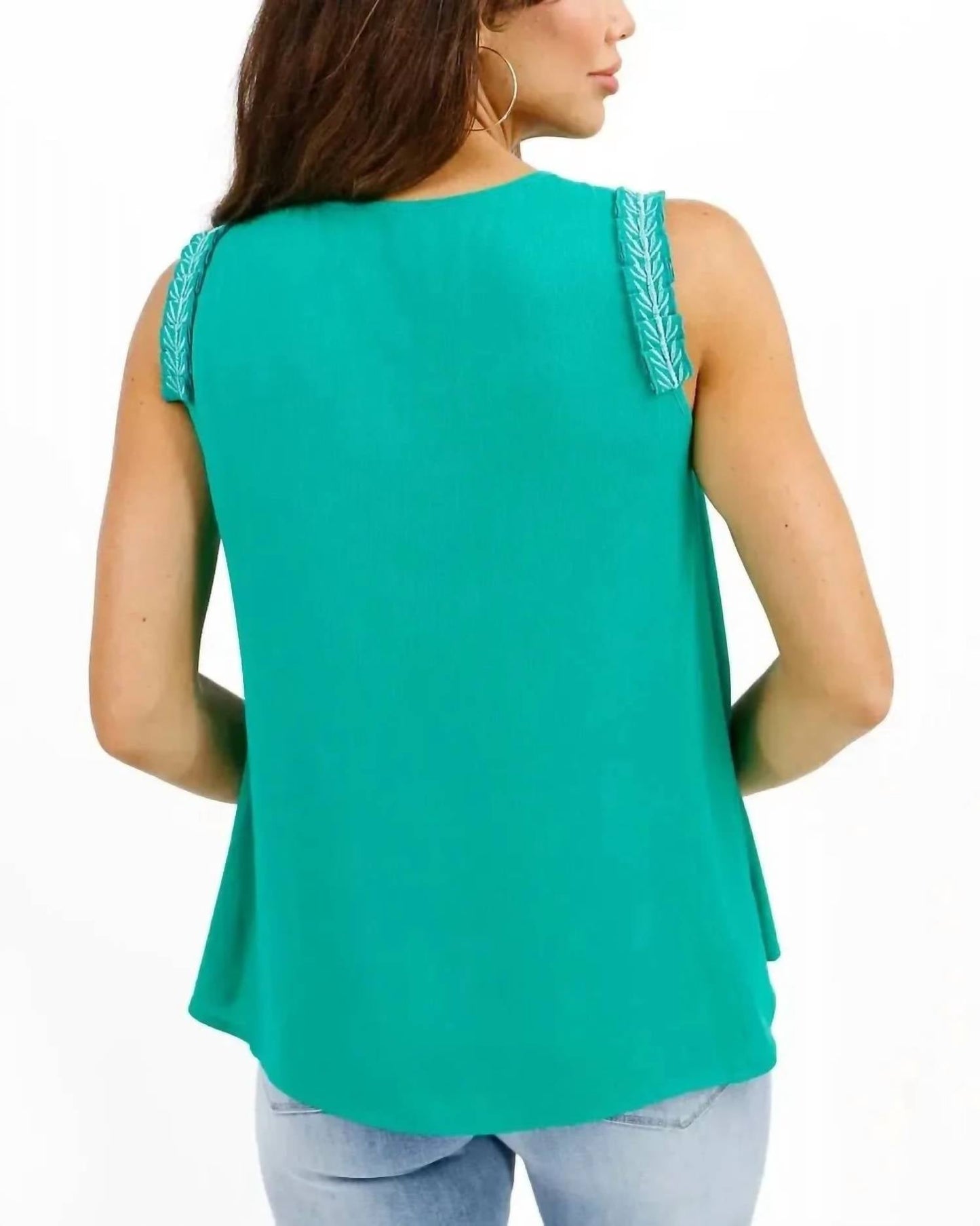 Grace And Lace - Women's Embroidered Top