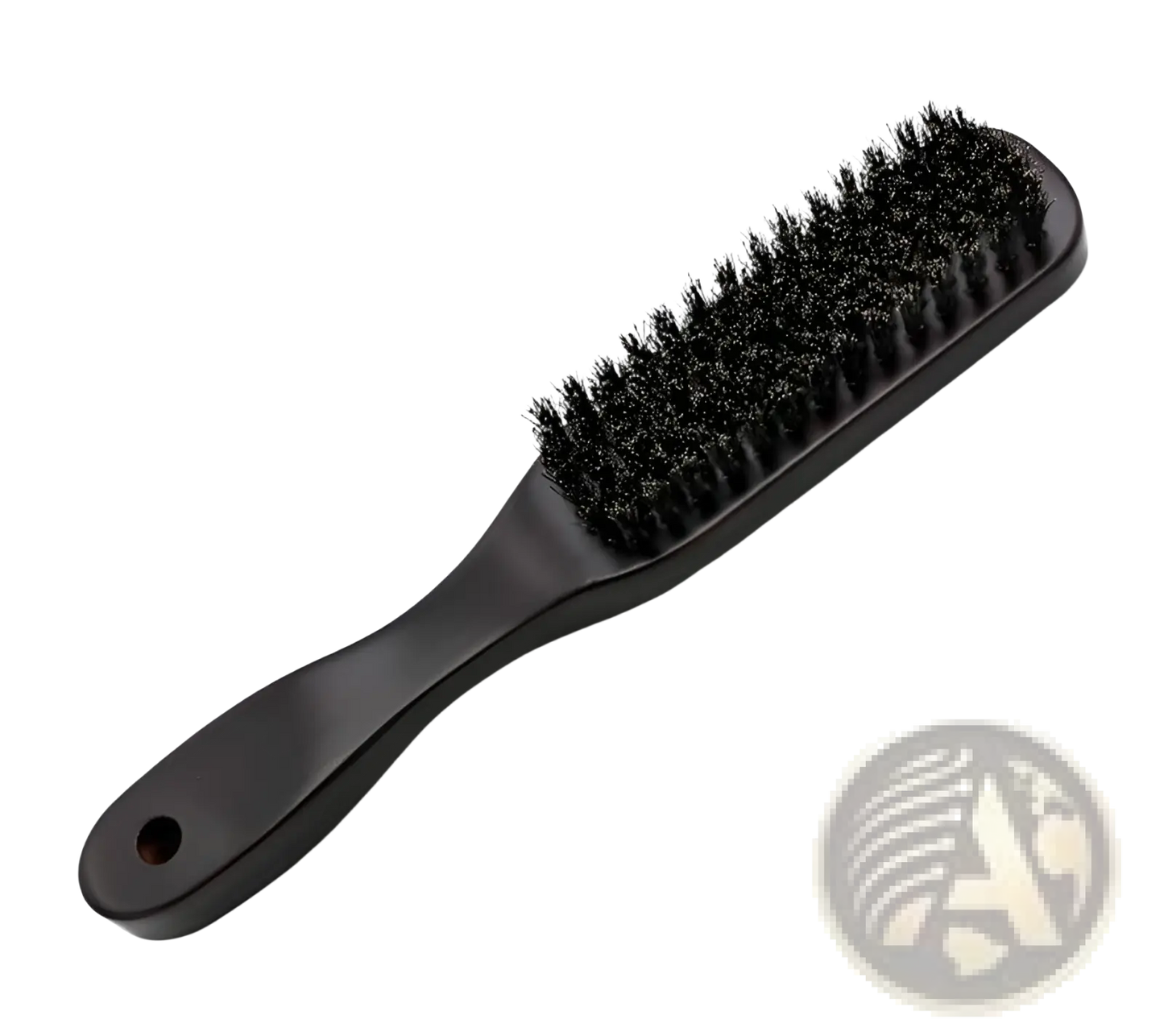 Beard Brush Stiff Pig Bristle with Wooden Handle