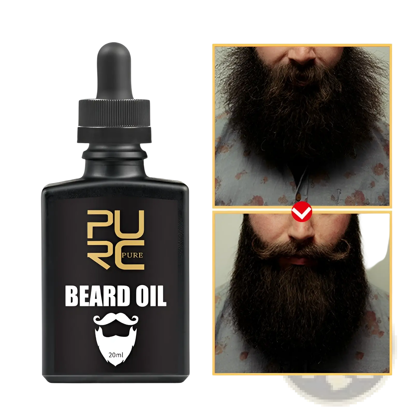 Beard Growth Liquid Pure Nourishing Oil Spray