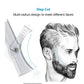 Beard Shaping Template Comb with 360 Degree Rotation