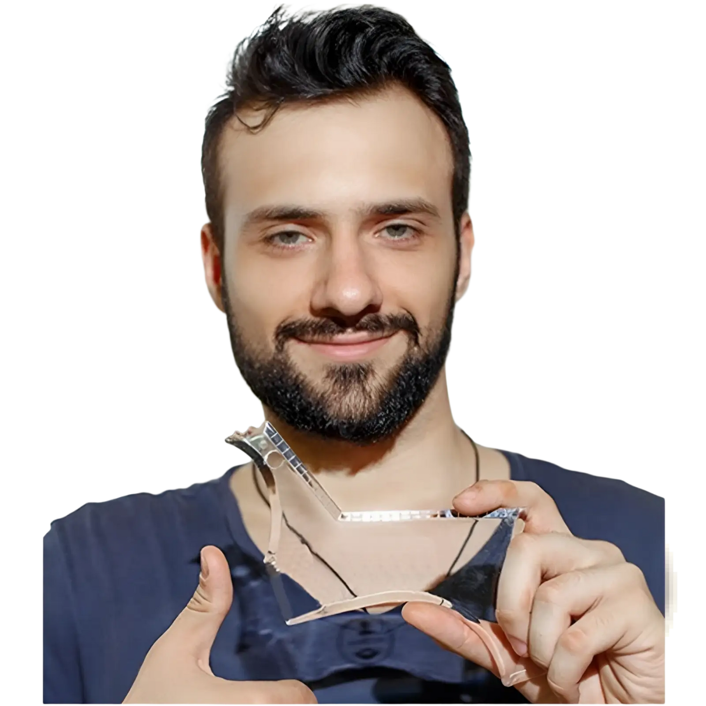 Beard Shaping Tool and Template Comb for Men