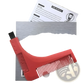 Beard Shaping Tool Template with Integrated Comb