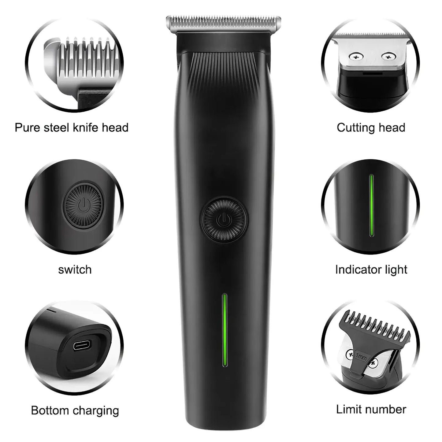 Beard Trimmer 3 in 1 Mens Hair Clipper Grooming Kit