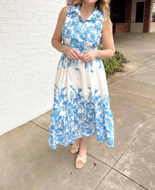 Flying Tomato - Capri Bloom Midi Dress