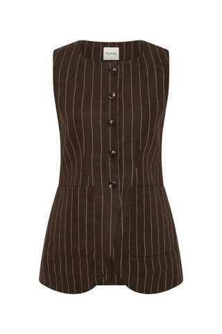 Posse - Emma Pinstripe Vest