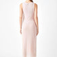2.7 August Apparel - Rhinestone Mesh Midi Dress