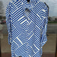 Multiples - 3/4 Sleeve Wire Collar Shirt