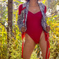 The Athletic Side Of Us - Lady Liberty Long Sleeve Leotard