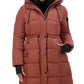 Steve Madden - Juniors Hooded Puffer Anorak Coat