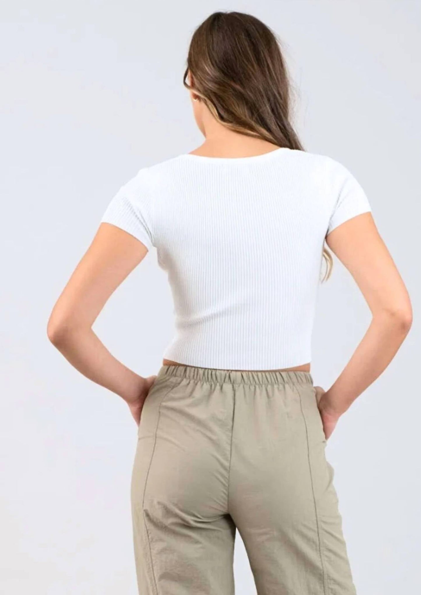 The Workshop - Cynthia Snap Button Sweater Top