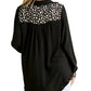 Umgee - Button Down Frayed Long Sleeve Shirt