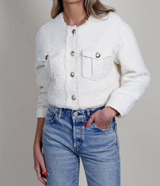 Generation Love - Emille Tweed Bomber Jacket