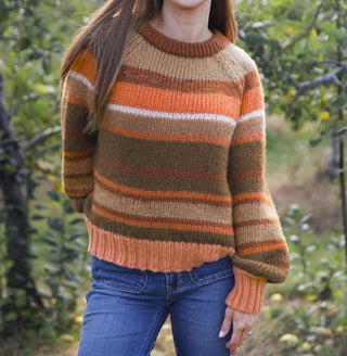 Wooden Ships - Women's Inez Striped Crew Cardigan