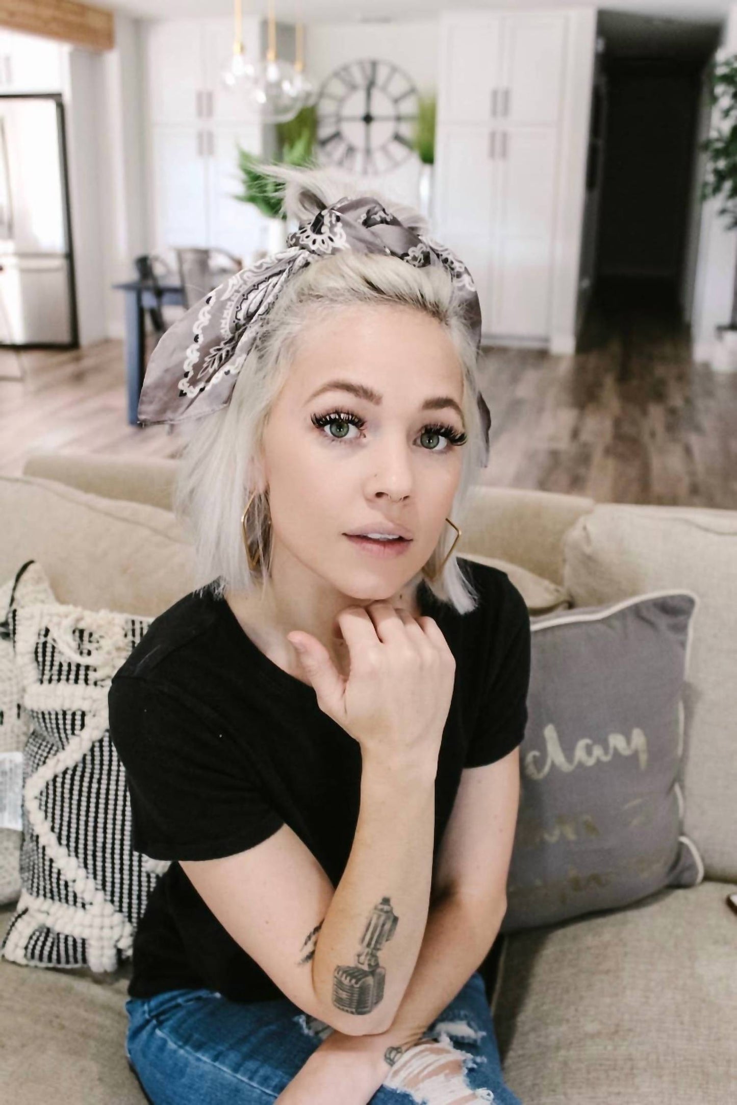 Hotline - Women's Western Cowgirl Boho Bandana Silky Feel Wild Rag Scarf