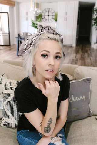 Hotline - Women's Western Cowgirl Boho Bandana Silky Feel Wild Rag Scarf