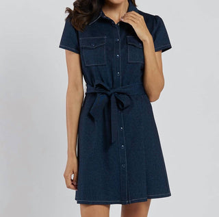 Jude Connally - Ingrid Short Sleeve Denim Dress