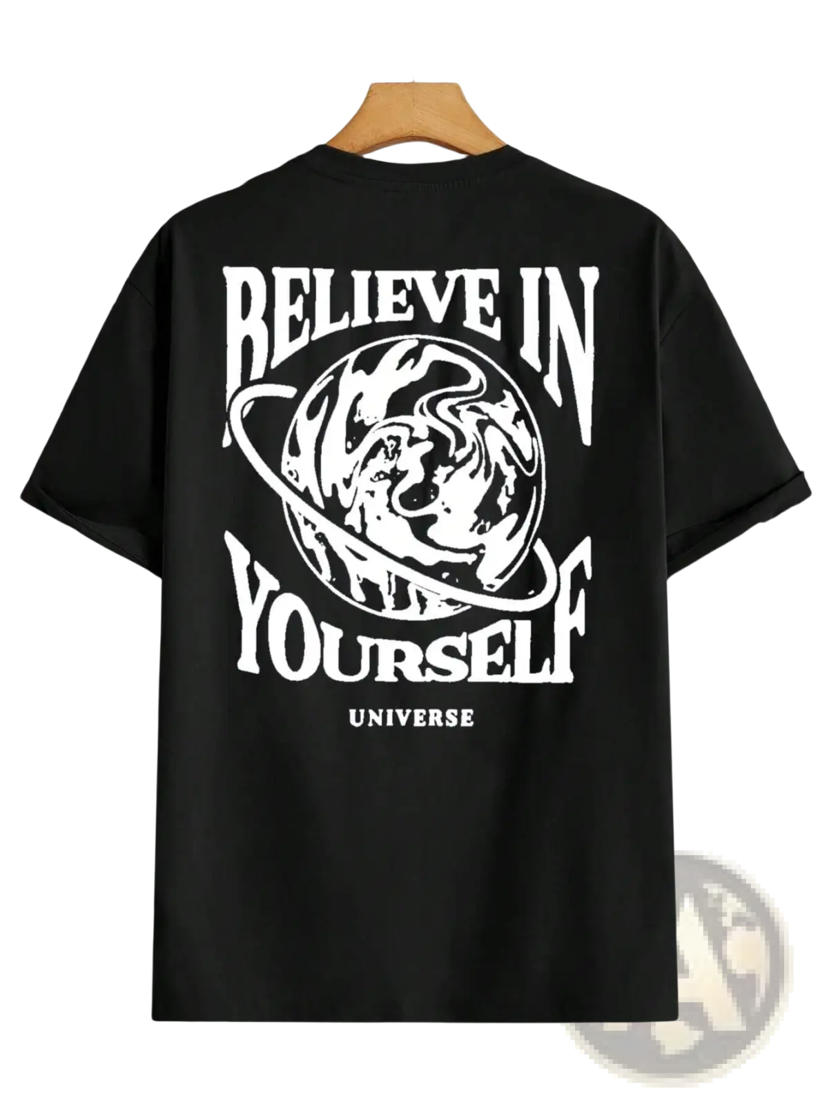 Believe in Yourself Universe Graphic Cotton Men's T-shirt