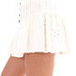 Free People - Roselle Eyelet Mini Skirt