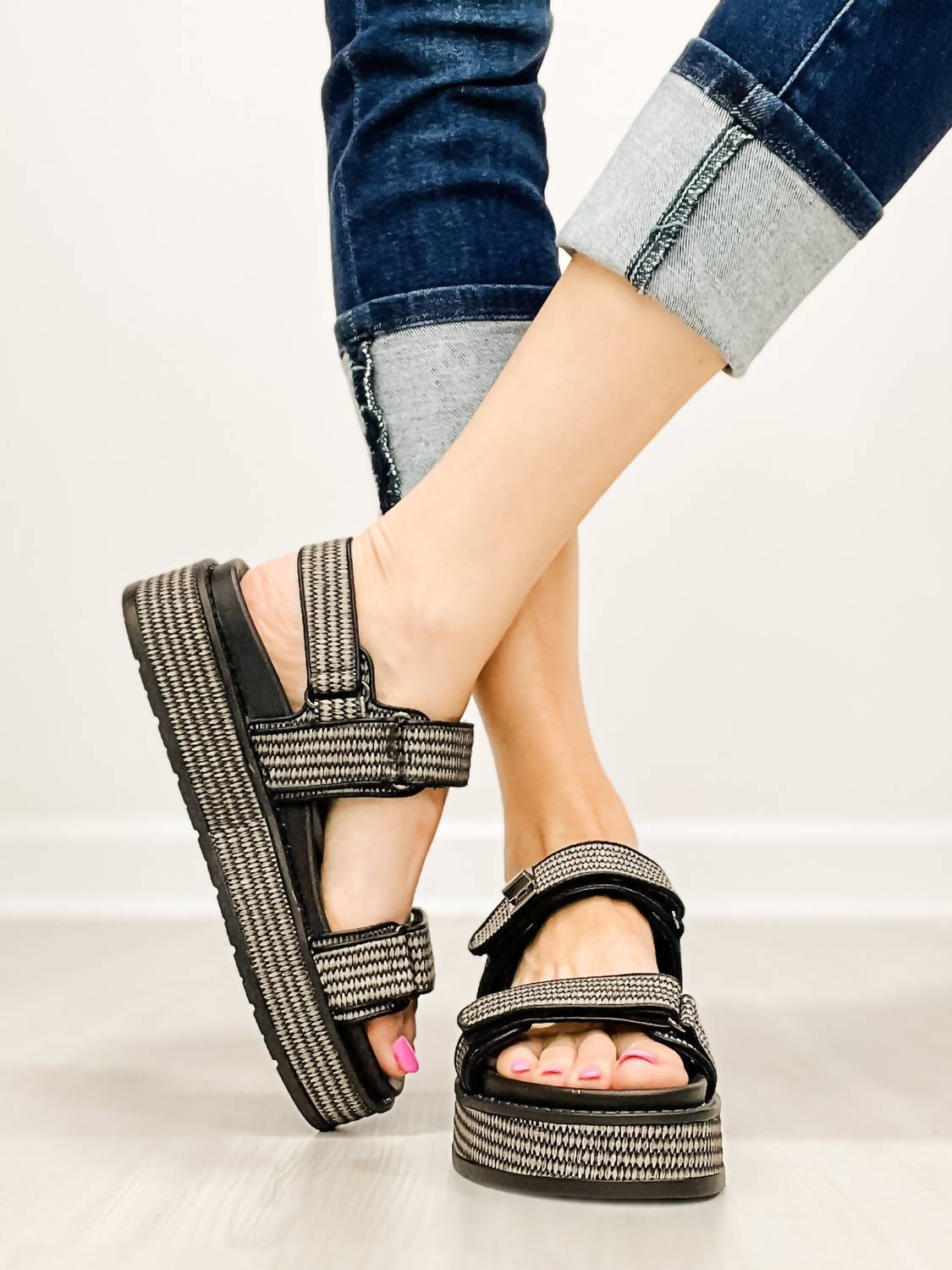 Hey Girl By Corkys - Women's Go For It Platform Sandal