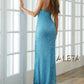 Aleta - Low-cut Neckline Elegant Prom Dress
