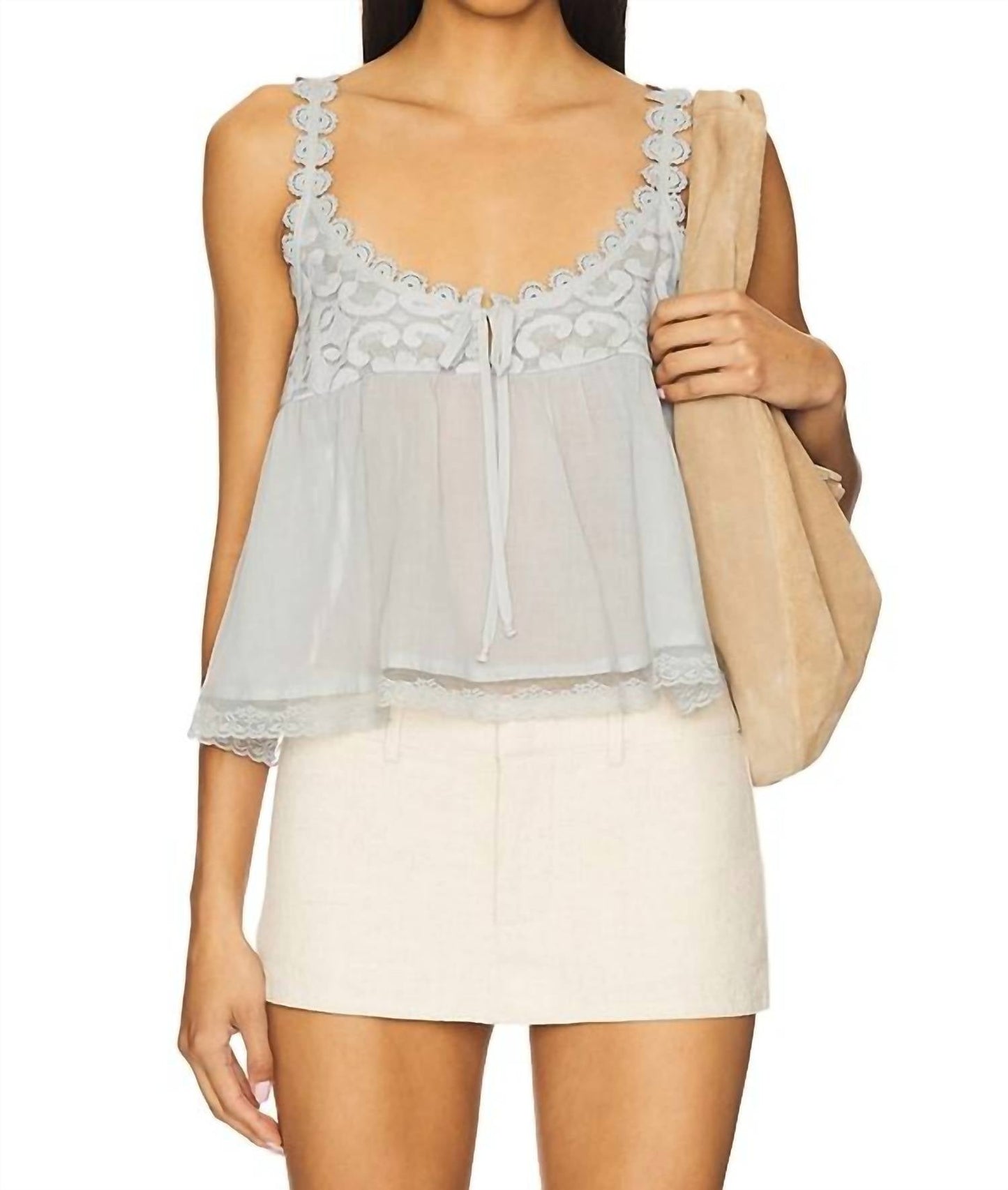 Free People - Stevie Lace Tank Top