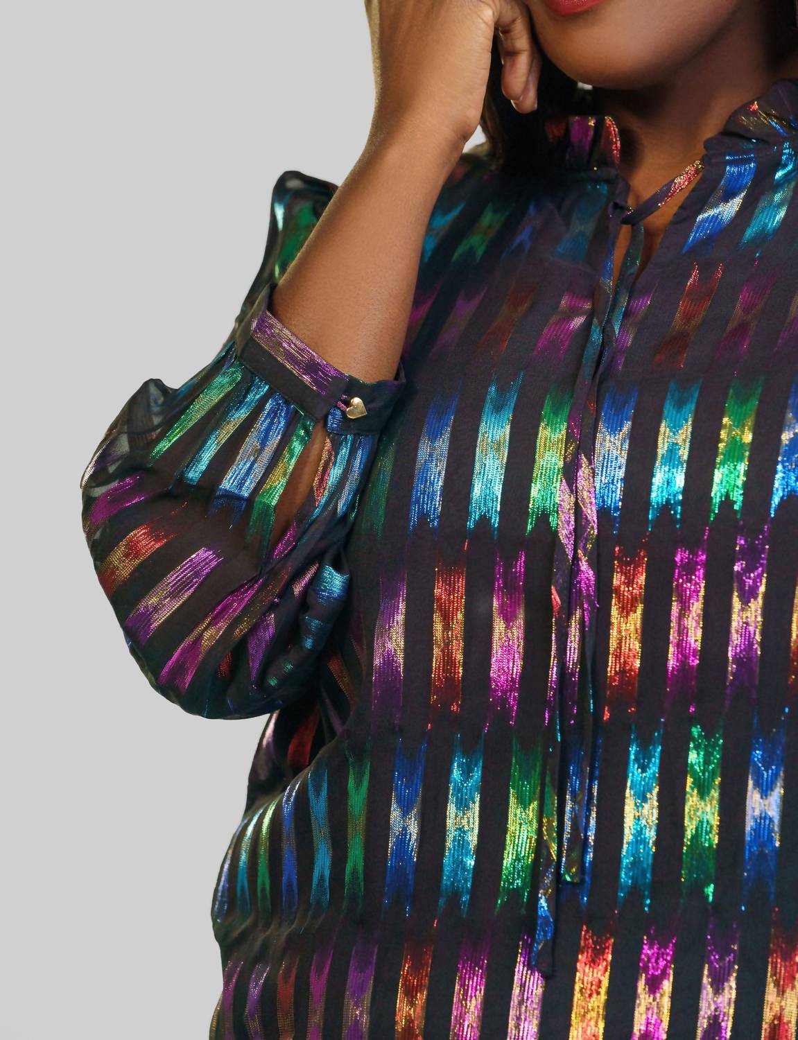 Emily Lovelock - Lizzie Long Lseeve Blouse - Plus