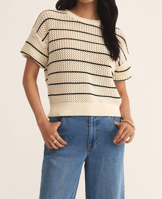 Z Supply - Blusa feminina listrada Ines