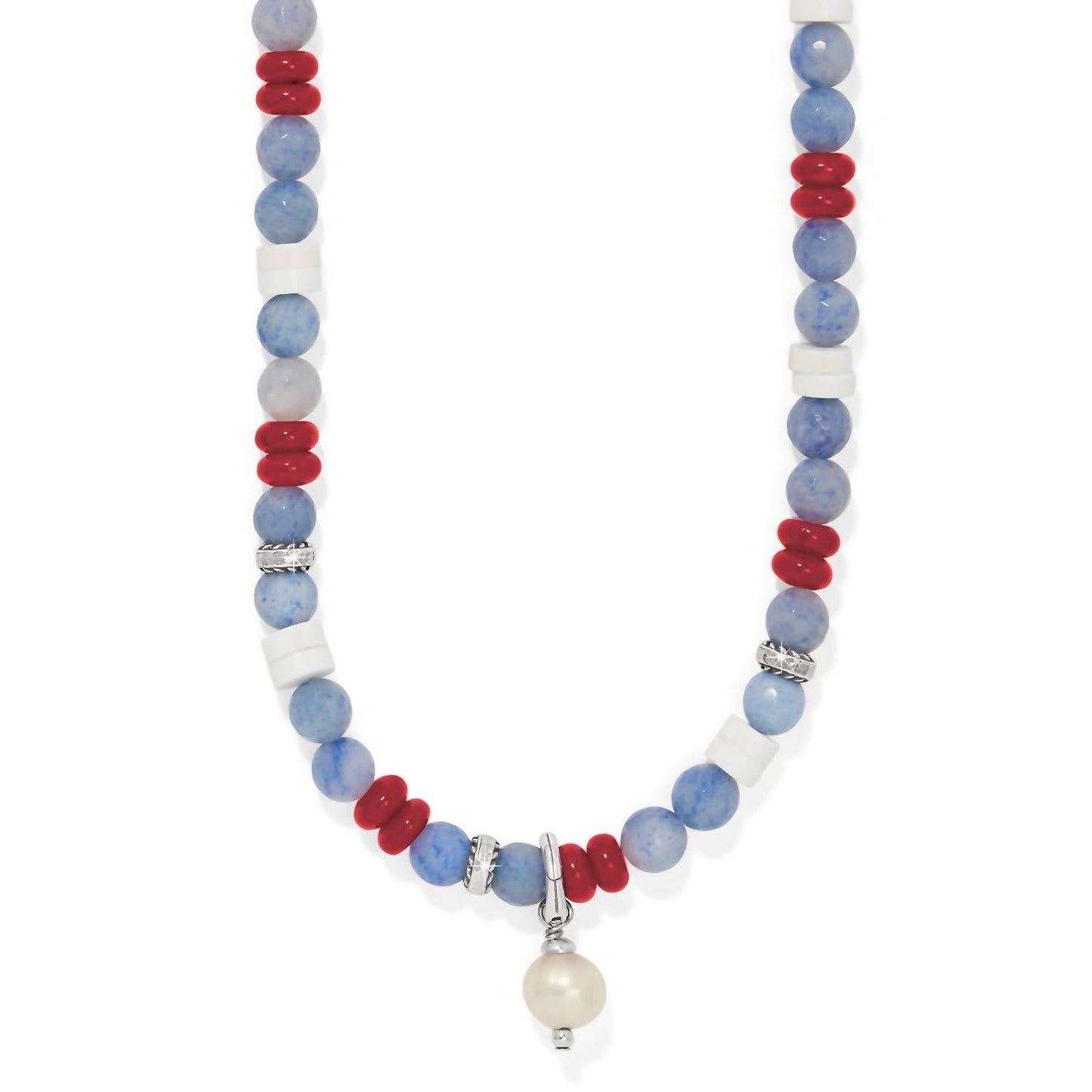 Brighton - Women's Americana Beach Pearl Charm Necklace