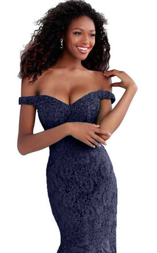 Jovani - Vestido longo de renda sereia