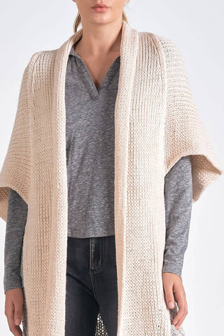 Elan - Cardigan de manga comprida