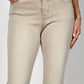 Frank Lyman - Sequin Cut-out Hem Jeans