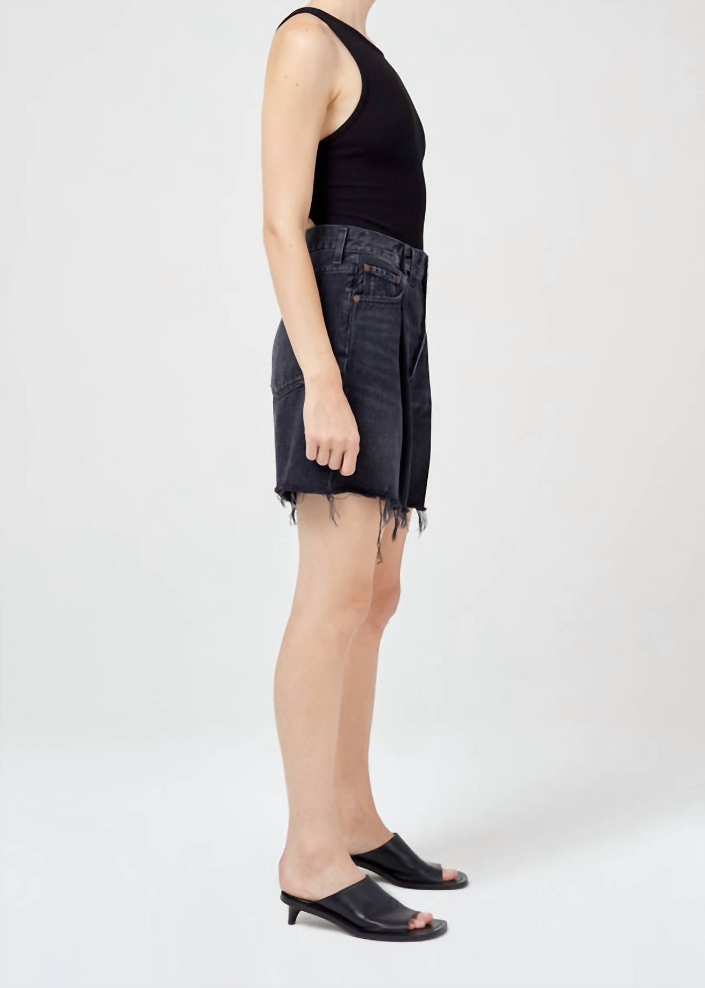 Agolde - Fold Waistband Shorts