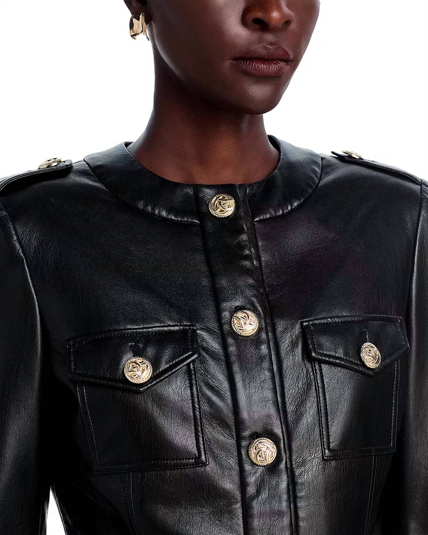 Generation Love - Larsine Vegan Leather Blazer