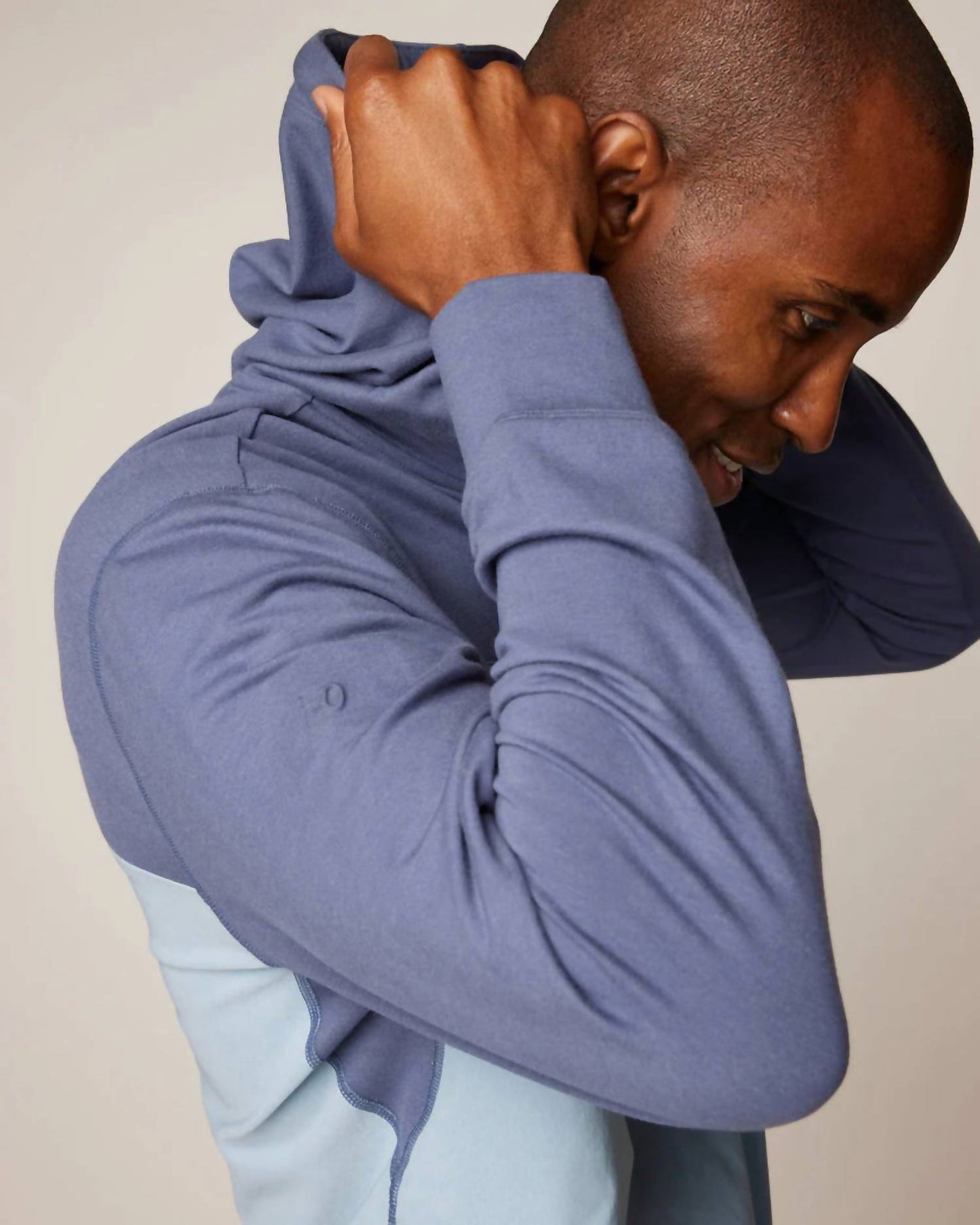 Johnnie-O - Men's Harrison Mixed Media Henley Hoodie