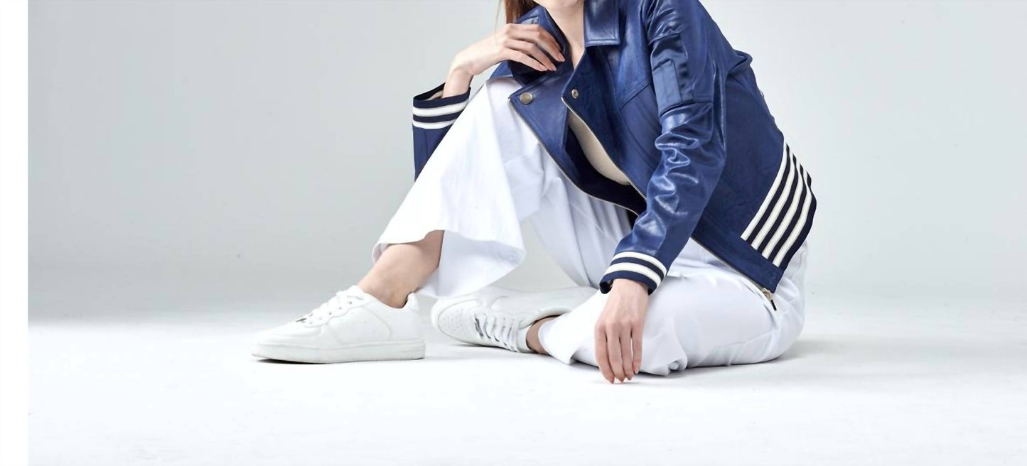 Insight - Navy moto jacket
