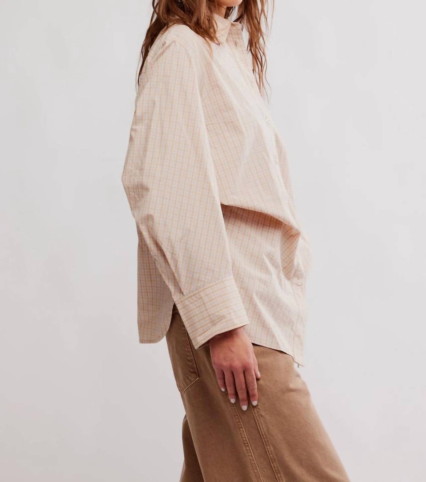 Free People - Sabine Tailored Stripe Button-up Shirt