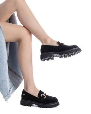 Xti - Mocassins de couro femininos