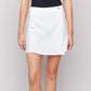 Charlie B - Linen Blend Wrap Skort
