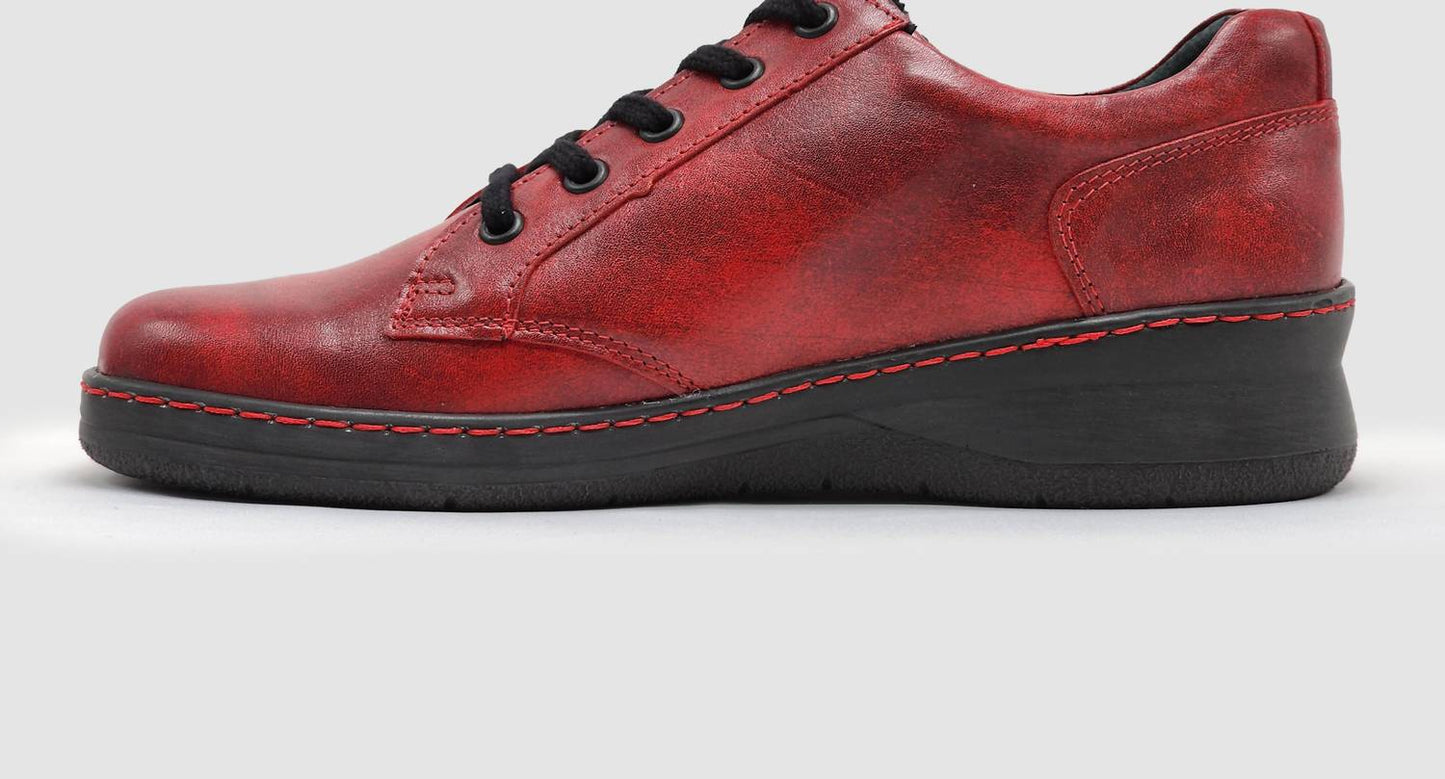 Kcr Group - Women's Dr Wellness Zip-Up Leather Shoes