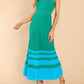 Entro - Ribbed Knit Maxi Dress